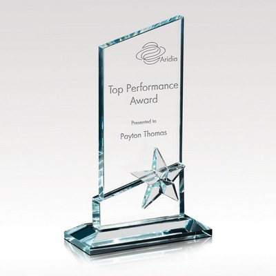 Star Dust Glass Award 10"