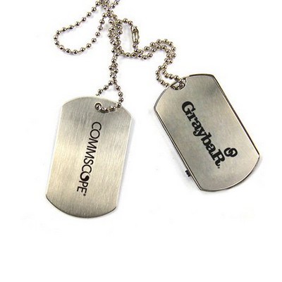 Metal Dog Tag USB Drive (1 GB)