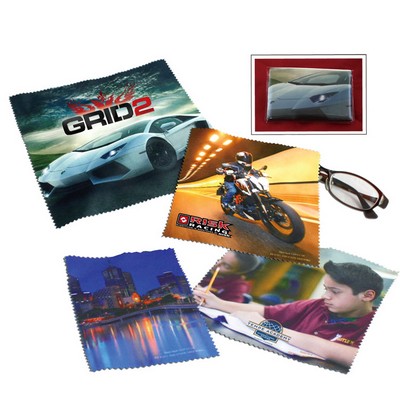 Full Color Cleaning Cloth- 8" X 8"