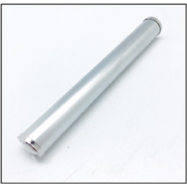 Silver Chrome Kaleidoscope (5")