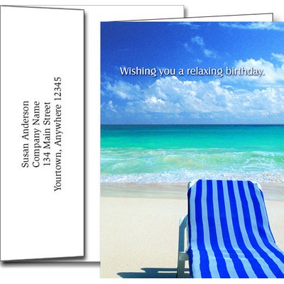 Birthday Greeting Cards w/Imprinted Envelopes