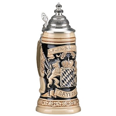 1/2 Liter Traditional Raised Relief Stein Mug