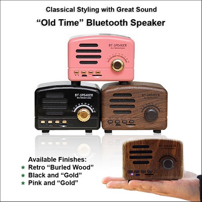 Old Time Bluetooth Speaker