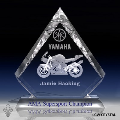 Ellis Series Crystal Award (3 ½" x 4 ¾" x 2 3/8")
