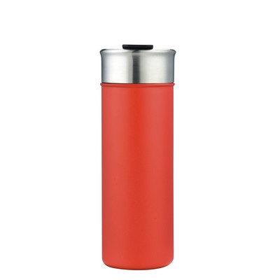 Stainless Steel Car Cup Holder Bottle, Flip Lid - Blank