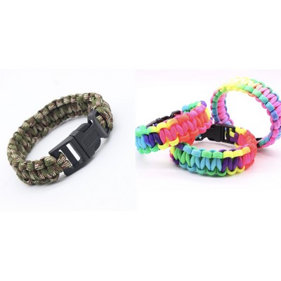 Outdoor Survival Strap Bracelet