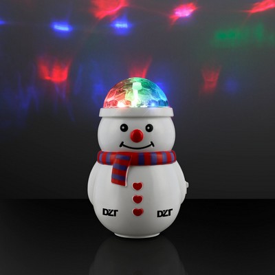Magic Spin Snowman Light Projector 5" - PRINTED