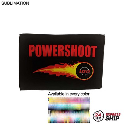24 Hr Express Ship - Microfiber Moisture Wicking, Cooling, Sports Suede Towel, Sublimated, (12"x18")