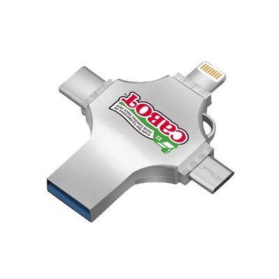 Cicero 3 Way Metal USB