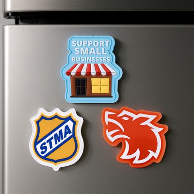 2" Custom PVC Magnet