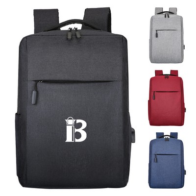 Waterproof Travel Laptop Backpack with USB Port
