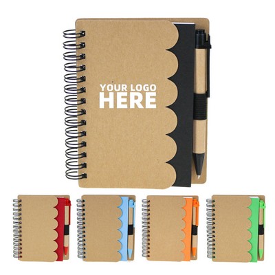 Spiral Eco Notebook with Pen