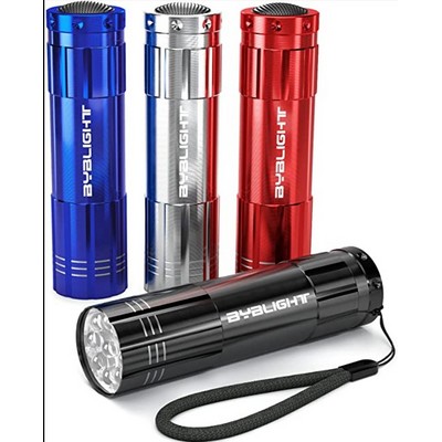 9 LED Flashlight In A Strap