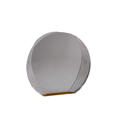 Round Acrylic Award with Gold Tint 6"