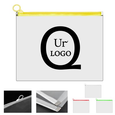 Waterproof Document Envelope w/ Slide-Lock Closure