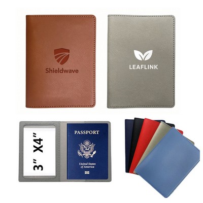 Debossed PU Leather Passport Holder Cover