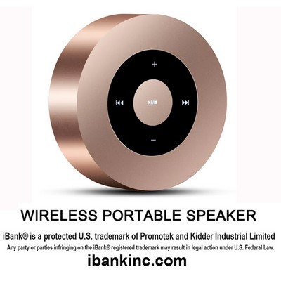 iBank ® Compact Bluetooth Speaker with Smart Touch Design