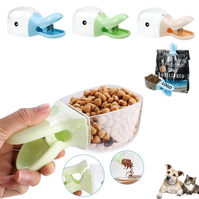 Pet Food Scoop And Clip Duck Head Design