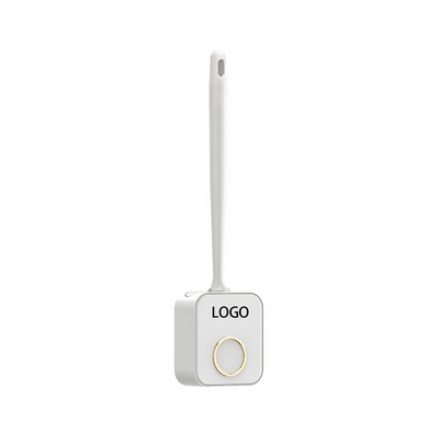 Wall-Mounted Silicone Toilet Brush Set