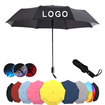 Double Vented Canopy Teflon Umbrella