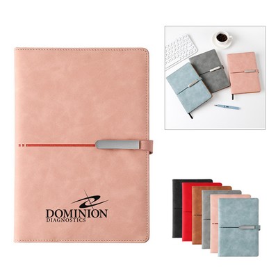 B5 PU Leather Notebook With Dual Clasp