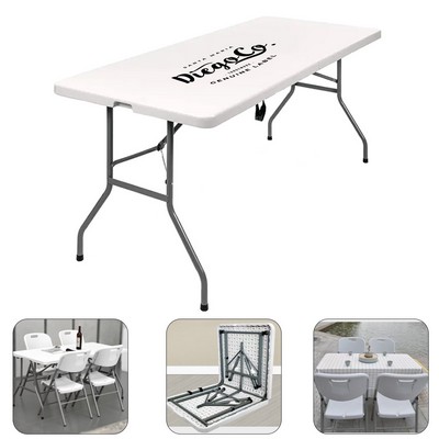 Heavy-duty Portable Plastic Folding Table