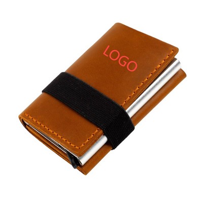 Cardholder Wallet for Men with PU Leather