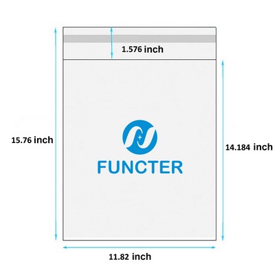 11.82 x 15.76" OPP Self Sealing Cellophane Bags