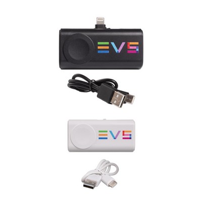 Dual Plug Powerbank w/Watch Charger