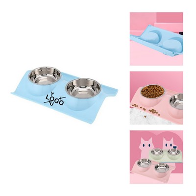 Dual Pet Feeder