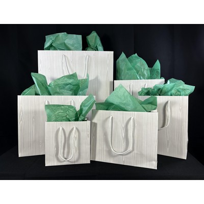Enviro Wood Pattern European Shopping Bag (10"x 5"x 13")