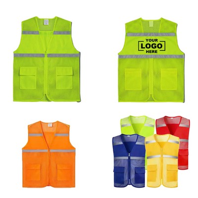 Summer Mesh Volunteer Workwear Reflective Vest