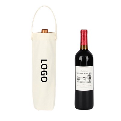 Canvas Wine Tote