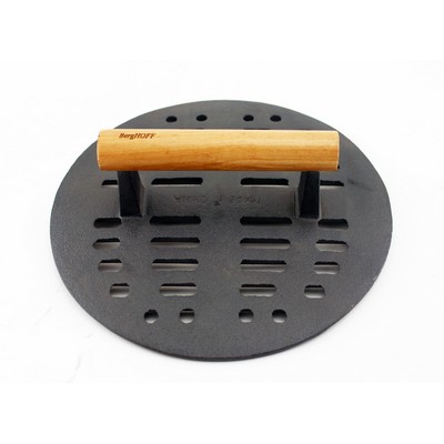 BergHoff Cast Iron Slotted Steak Press