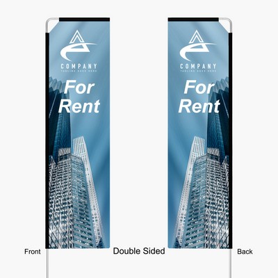 15' Rectangle Flag Double Sided
