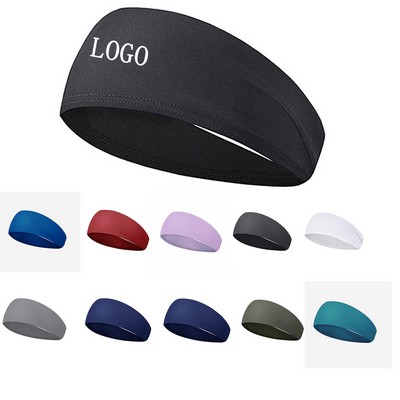 Unisex Sports Headband Moisture Wicking Workout Sweatband