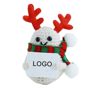 Antler Potato Emotional Support Mood Crochet Doll