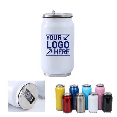 12oz Reusable Vacuum Cola Can Shaped Water Bottle (Direct Import)