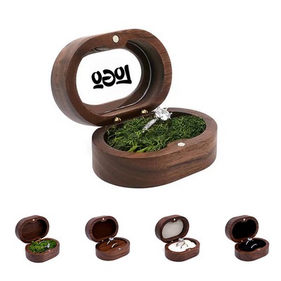 Oval Ring Box(Clear Top Optional)