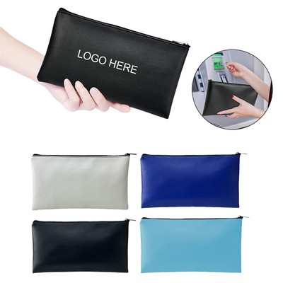 PU Leather Zipper Pouch