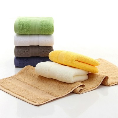 100% Cotton Bath Towel – Custom Embroidered (Large Logo Area)