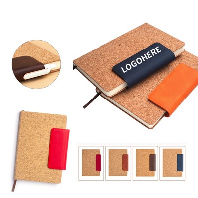 Organic Notebook with Magnetic Pen Holder