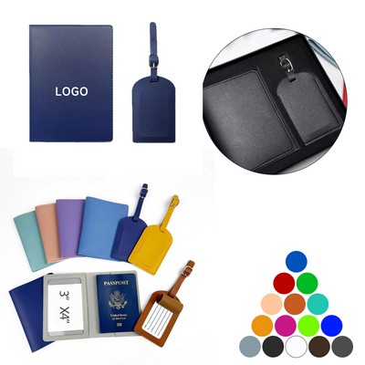 Passport Holder And Luggage Tag Set