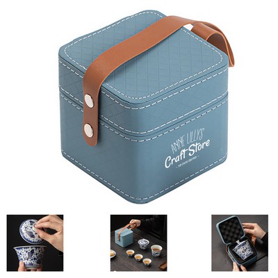 Outdoor Ceramic Tea Set