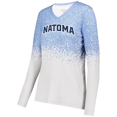 Ladies FreeStyle Sublimated Turbo Cotton-Touch™ Poly Long Sleeve Tee