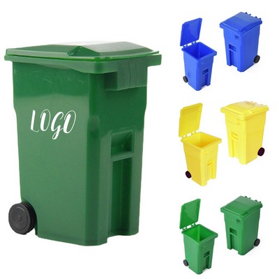 Mini Trash Can Pen Holder