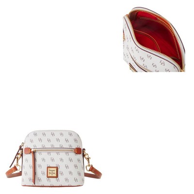 Dooney & Bourke Bone White Gretta Domed Crossbody Bag
