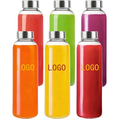 25Oz Clear Glass Water Cup