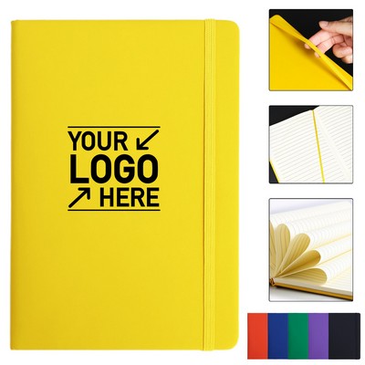 A5 PU Cover Journal with Elastic Closure