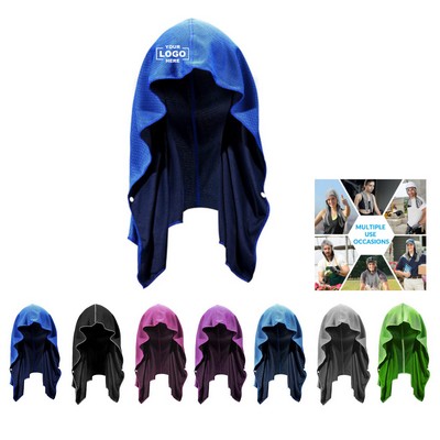 Sun Protection Cooling Hooded Towel